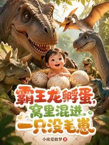 霸王龍孵蛋,窩裡混進一隻沒毛崽 封面